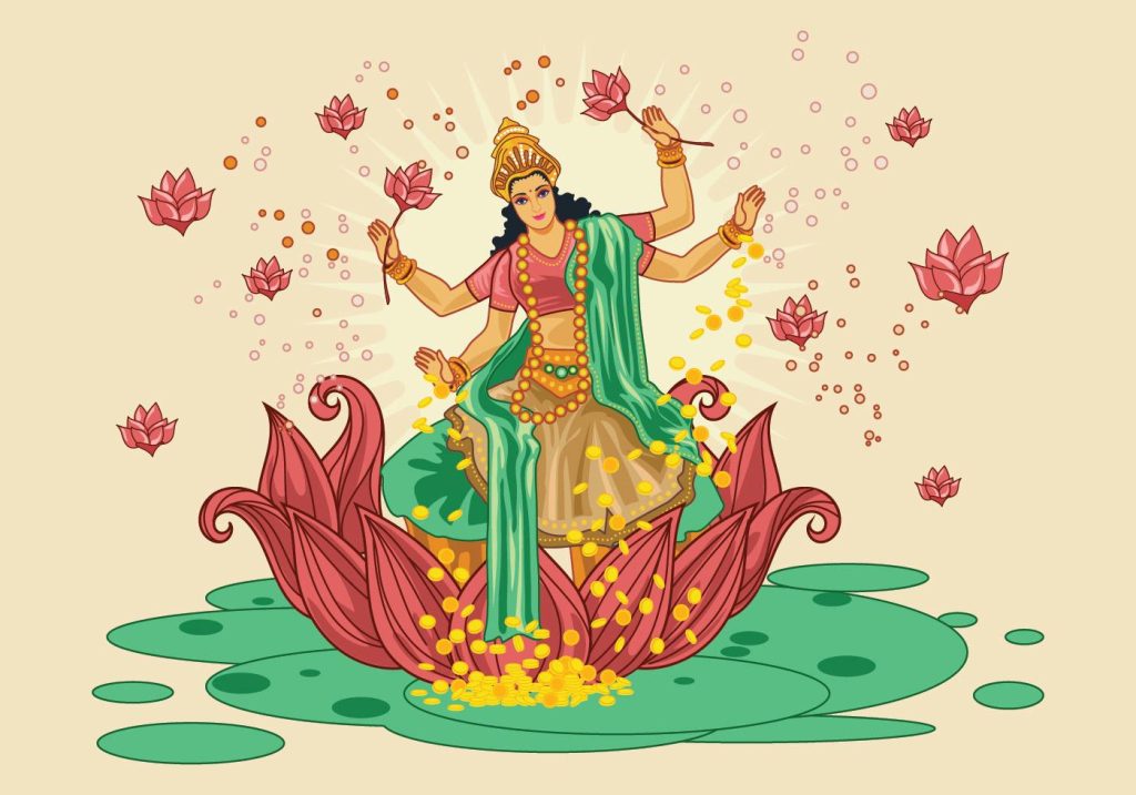 Lakshmi the queen of dāna